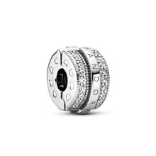 Load image into Gallery viewer, Sparkling Pavé Lines and Logo Clip
