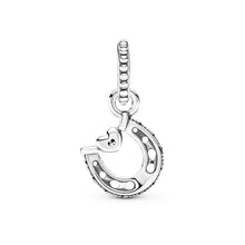Load image into Gallery viewer, Good Luck Horseshoe Dangle Charm