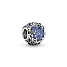 Load image into Gallery viewer, Celestial Blue Sparkling Stars Charm