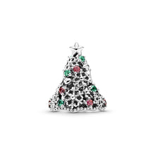Load image into Gallery viewer, Glitter Christmas Tree Charm