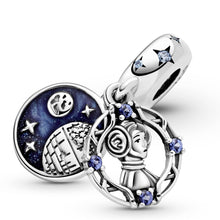 Load image into Gallery viewer, Star Wars Princess Leia Double Dangle Charm