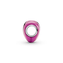 Load image into Gallery viewer, Metallic Pink Heart Charm