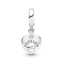 Load image into Gallery viewer, Friends Forever Heart Dangle Charm