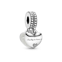 Load image into Gallery viewer, Daughter- & Mother in Law Split Dangle Charm