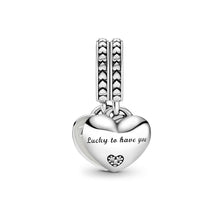 Load image into Gallery viewer, Daughter- & Mother in Law Split Dangle Charm