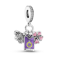Load image into Gallery viewer, Japanese Sakura, Omamori & Fan Dangle Charm