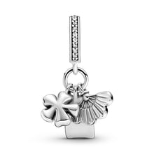 Load image into Gallery viewer, Japanese Sakura, Omamori & Fan Dangle Charm