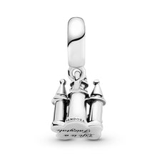 Load image into Gallery viewer, Two-tone Castle Dangle Charm