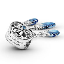 Load image into Gallery viewer, Blue Dreamcatcher Charm
