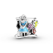 Load image into Gallery viewer, Disney Alice in Wonderland & The Mad Hatter's Tea Party Charm