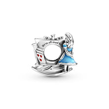 Load image into Gallery viewer, Disney Alice in Wonderland & The Mad Hatter's Tea Party Charm