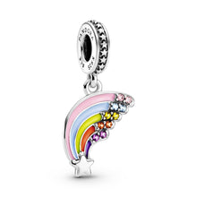 Load image into Gallery viewer, Colourful Rainbow Dangle Charm