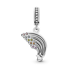 Load image into Gallery viewer, Colourful Rainbow Dangle Charm