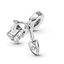 Load image into Gallery viewer, Watering Can & Trowel Dangle Charm