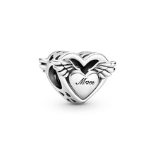 Load image into Gallery viewer, Angel Wings & Mum Charm