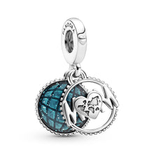 Load image into Gallery viewer, Glitter Globe Mum Dangle Charm
