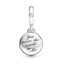 Load image into Gallery viewer, Glitter Globe Mum Dangle Charm