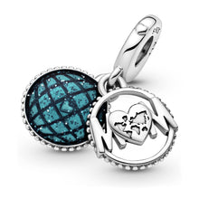 Load image into Gallery viewer, Glitter Globe Mum Dangle Charm
