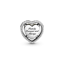 Load image into Gallery viewer, Openwork Heart & Family Tree Charm