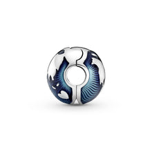 Load image into Gallery viewer, Blue Globe Clip Charm