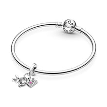 Load image into Gallery viewer, Airplane, Globe & Suitcase Dangle Charm