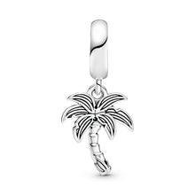 Load image into Gallery viewer, Palm Tree & Coconuts Dangle Charm