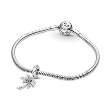 Load image into Gallery viewer, Palm Tree & Coconuts Dangle Charm