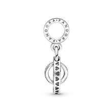 Load image into Gallery viewer, Pandora Logo Circles Dangle Charm