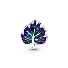 Load image into Gallery viewer, Purple & Green Leaf Charm