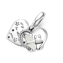 Load image into Gallery viewer, Cats & Hearts Dangle Charm