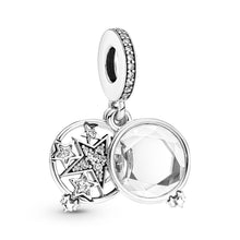 Load image into Gallery viewer, Magnified Star Double Dangle Charm
