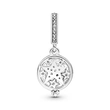Load image into Gallery viewer, Magnified Star Double Dangle Charm