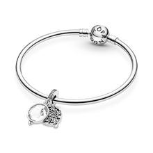 Load image into Gallery viewer, Magnified Star Double Dangle Charm