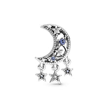 Load image into Gallery viewer, Star & Crescent Moon Charm