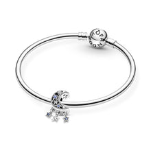 Load image into Gallery viewer, Star & Crescent Moon Charm