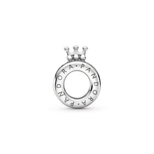 Load image into Gallery viewer, Pandora Logo & Crown O Charm