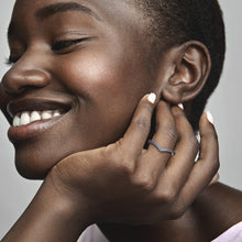 Load image into Gallery viewer, Pandora Timeless Wish Sparkling Blue Ring