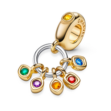 Load image into Gallery viewer, Marvel The Avengers Infinity Stones Dangle Charm