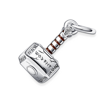 Load image into Gallery viewer, Marvel The Avengers Thor's Hammer Dangle Charm