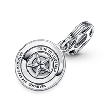 Load image into Gallery viewer, Marvel The Avengers Captain America Shield Dangle Charm