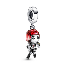 Load image into Gallery viewer, Marvel The Avengers Black Widow Dangle Charm