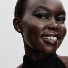 Load image into Gallery viewer, Sparkling Moon Stud Earrings
