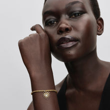 Load image into Gallery viewer, Radiant Heart Double Dangle Charm
