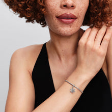 Load image into Gallery viewer, Opalescent Snowflake Double Dangle Charm
