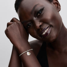 Load image into Gallery viewer, Engravable Heart Honey Stone Dangle Charm
