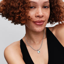 Load image into Gallery viewer, May Engravable Heart Green Stone Dangle Charm
