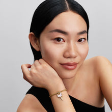 Load image into Gallery viewer, Opalescent Pink Love Key Large Dangle Charm
