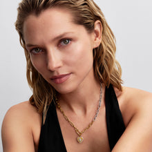 Load image into Gallery viewer, Radiating White Heart Medallion Charm
