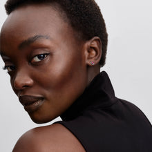 Load image into Gallery viewer, Elevated Red Heart Stud Earrings
