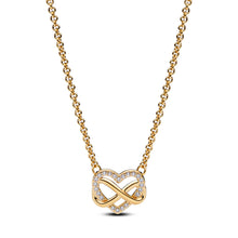 Load image into Gallery viewer, 14k Gold Plated Infinity Heart Gift Set
